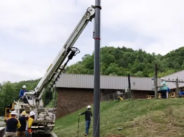 pole support